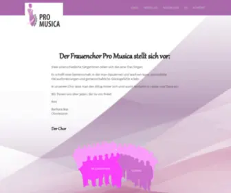 Chor-Promusica.de(Chor Promusica) Screenshot