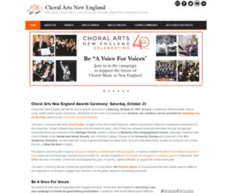 Choralarts-Newengland.org(Choral Arts New England) Screenshot