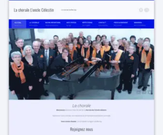 Choraleonclecelestin.fr(La chorale L'oncle Célestin) Screenshot