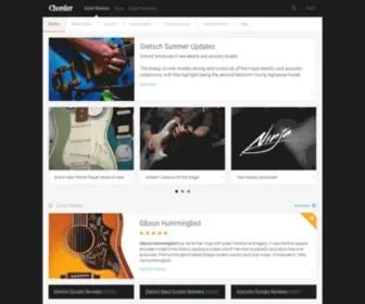 Chorder.com(Guitar Reviews) Screenshot