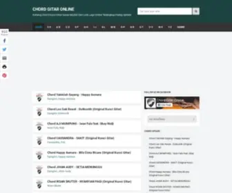 Chordgitaronline.com(Chord Gitar Online) Screenshot