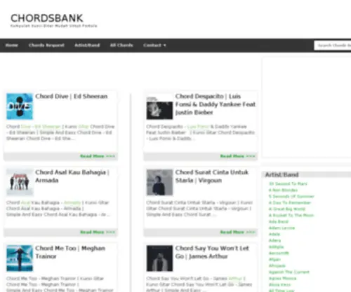 Chordsbank.com(Chordsbank) Screenshot