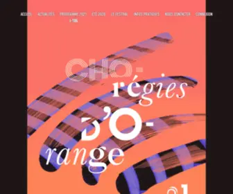 Choregies.fr(Les Chorégies d'Orange) Screenshot