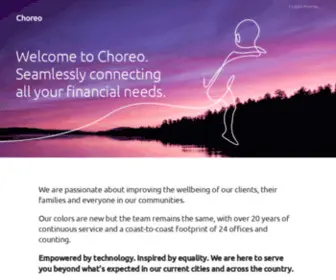 Choreoadvisors.com(Wealth Management) Screenshot
