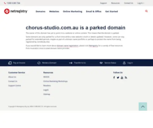 Chorus-Studio.com.au(Chorus Studio) Screenshot