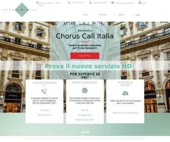 Choruscall.com(Chorus Call) Screenshot
