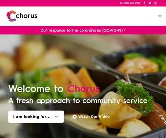 Chorus.org.au(Aged Care) Screenshot