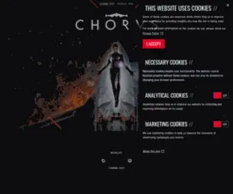 Chorusthegame.com(Space-combat Shooter game from Deep Silver Fishlabs) Screenshot