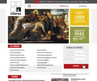 Chorusvenezia.org(Associazione per le Chiese del Patriarcato di Venezia) Screenshot