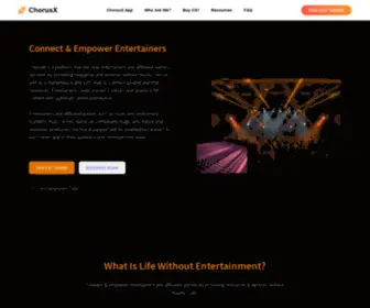 Chorusx.com(ChorusX) Screenshot