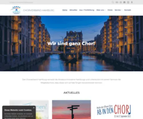 Chorverband-Hamburg.de(Chorverband Hamburg) Screenshot