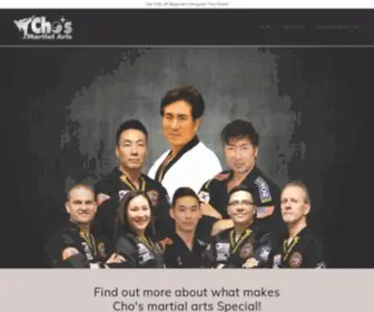 Chos.com(Cho's Martial Arts) Screenshot