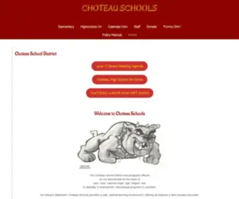 Choteauschools.net(Choteau Montana) Screenshot