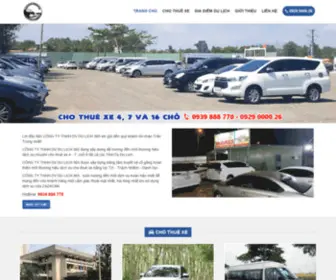 Chothuexecantho.com(Cho thuê xe Cần Thơ) Screenshot