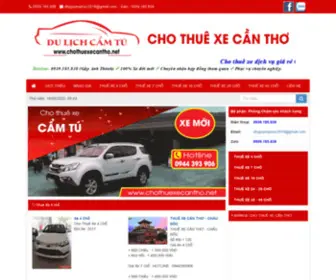 Chothuexecantho.net(Cho Thuê Xe Cần Thơ) Screenshot