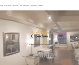 Chouchoubistro.com(A Taste of Paris in San Francisco) Screenshot