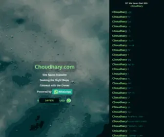 Choudhary.com(Choudhary) Screenshot