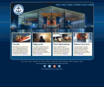 Chouest.com(Vessels, Shipyards, Port Operations and Subsea Services) Screenshot