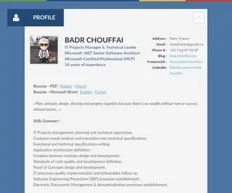 Chouffai.com(Badr CHOUFFAI) Screenshot