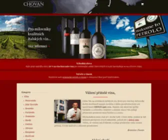 Chovan.cz(Vini Italiani) Screenshot