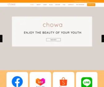 Chowabeauty.com(เพลิดเพลินกับการดูแลผิว) Screenshot