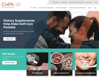 Chpa-Info.com(Consumer Healthcare Products Association) Screenshot