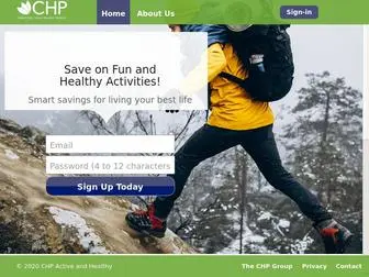 Chpactiveandhealthy.com(CHP Active and Healthy) Screenshot
