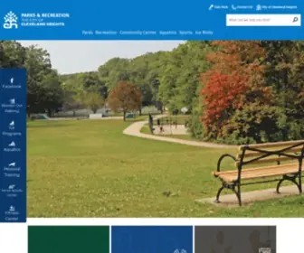 Chparks.com(Cleveland Heights Parks & Recreation) Screenshot