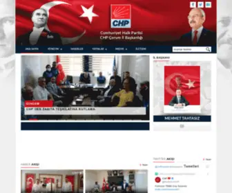 CHpcorum.org.tr(Cumhuriyet Halk Partisi) Screenshot