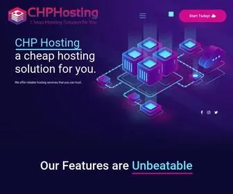 CHphost.com(The Reliable Hosting Services You Can Trust) Screenshot