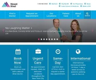 CHpnet.org(Mount Sinai Health System) Screenshot
