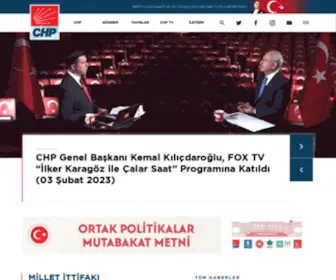 CHP.org.tr(Cumhuriyet Halk Partisi) Screenshot