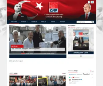 CHpsanliurfa.org.tr(Cumhuriyet Halk Partisi) Screenshot