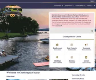 CHqgov.com(Chautauqua County) Screenshot