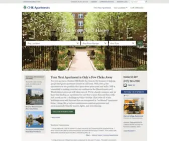 CHR-Apartments.com(Chestnut Hill Realty) Screenshot