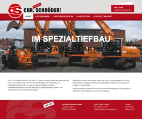 CHR-SChroeder.de(Schröder GmbH) Screenshot