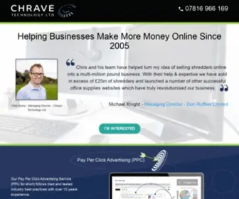 Chrave.co.uk(Chrave Technology Ltd) Screenshot