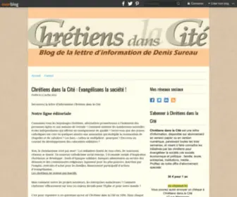 Chretiensdanslacite.com(Chrétiens dans la Cité) Screenshot