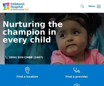 Chrichmond.org(Children's Hospital of Richmond at VCU) Screenshot