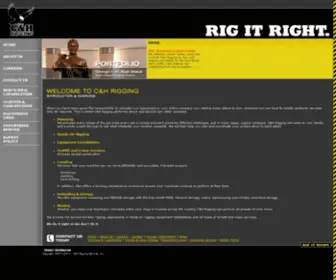 Chrigging.com(C&H Rigging) Screenshot