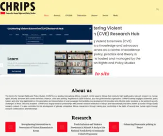 Chrips.or.ke(The Centre for Human Rights and Policy Studies (CHRIPS)) Screenshot