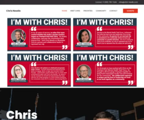 Chris-Newlin.com(Chris Newlin OP City Council) Screenshot
