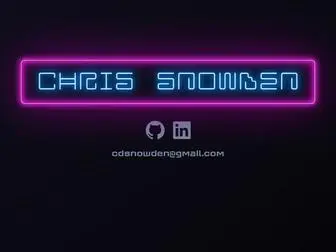 Chris-Snowden.me(Chris Snowden) Screenshot