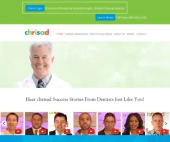 Chrisad.com(#1 Dental Marketing Company) Screenshot