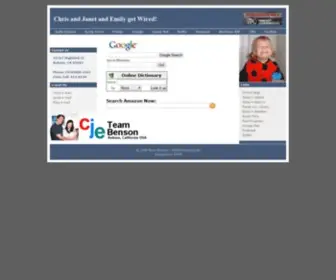 Chrisandjanet.net(Chris and Janet and Emily Get Wired) Screenshot