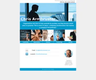 Chrisarmbruster.com(Chris Armbruster) Screenshot