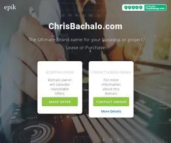 Chrisbachalo.com(Make an Offer if you want to buy this domain. Your purchase) Screenshot