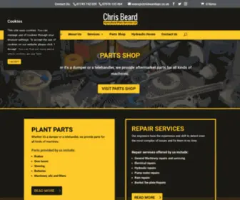 Chrisbeardaps.co.uk(JCB Parts Supplier) Screenshot