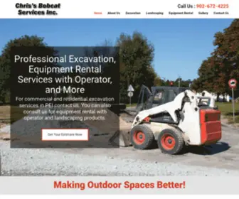 Chrisbobcat.com(Excavation PEI) Screenshot