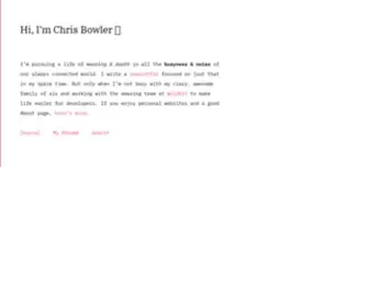 Chrisbowler.com(The Weekly Review) Screenshot